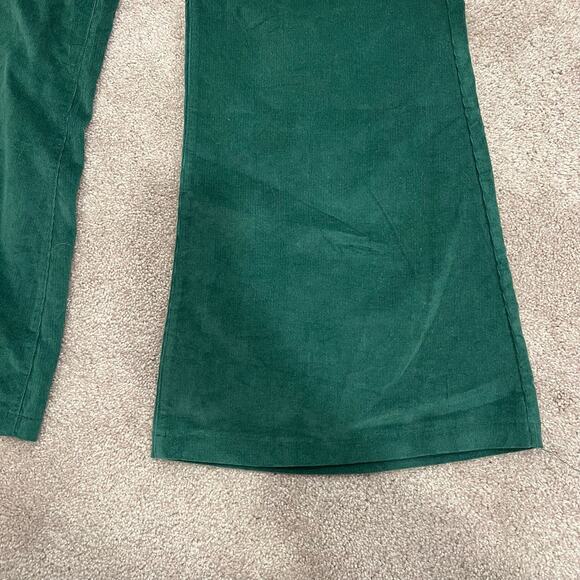 NWT Princess Polly Women's Green Corduroy Flare Pant Green Size 14 - Picture 6 of 11